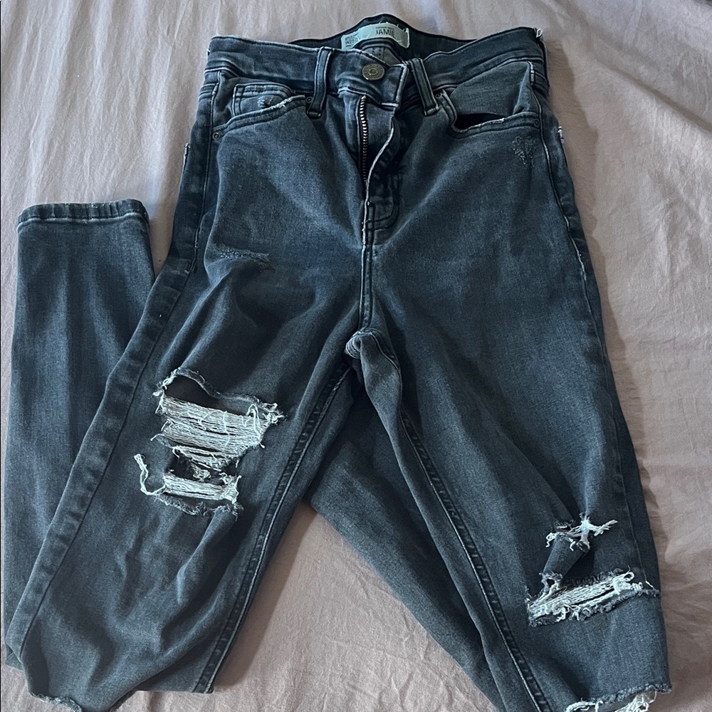 Topshop Moto Jamie Gray Jeans